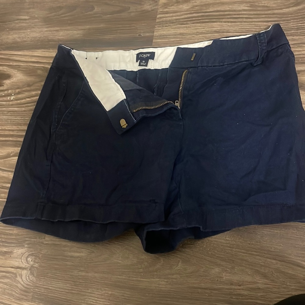 J Crew Navy Shorts Size 6